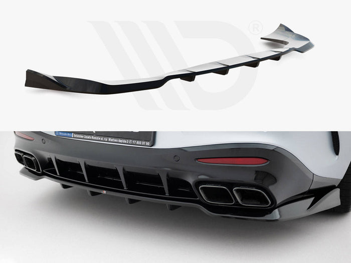 Maxton Design - Rear Splitter (Vertical Bars) V.2 Mercedes-AMG GT 63 / 55 / 63 S E Performance C192