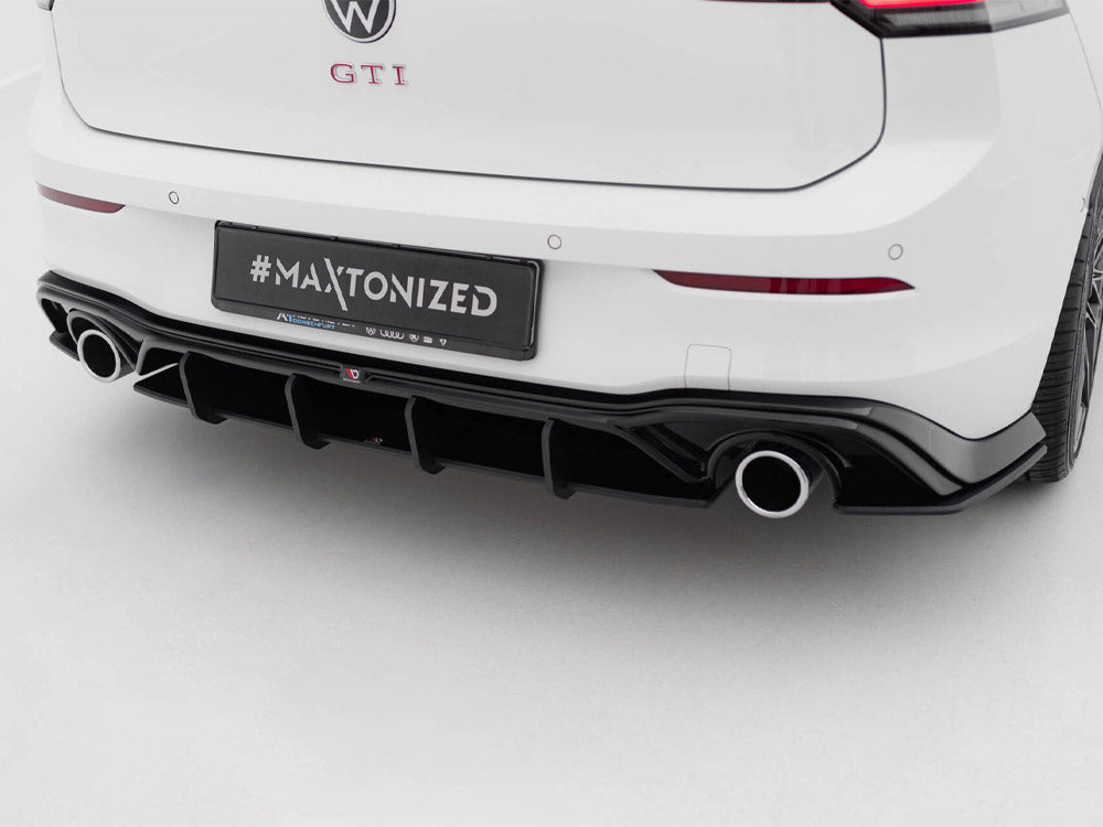Maxton Design - Street PRO Rear Diffuser V.5 Volkswagen Golf GTI Mk8 ...