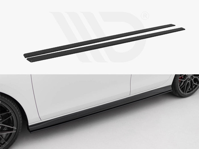 Maxton Design - Street PRO Side Skirts Diffusers V.2 Volkswagen Golf GTI / GTE / GTI Clubsport / R-Line Mk8