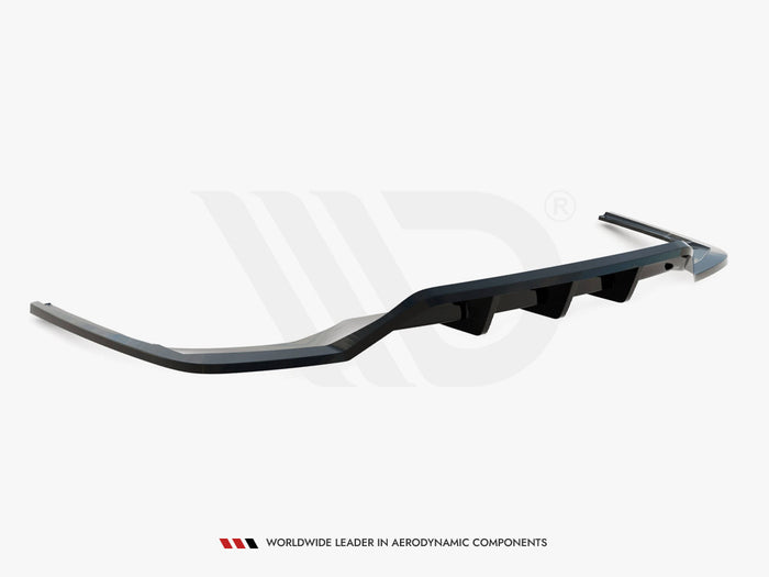 Audi A4 S-Line B9 Facelift Rear Splitter (Vertical Bars) V.2 - Maxton Design