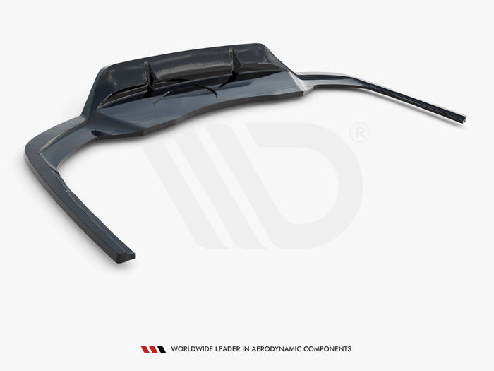 Audi A4 S-Line B9 Facelift Rear Splitter (Vertical Bars) V.2 - Maxton Design