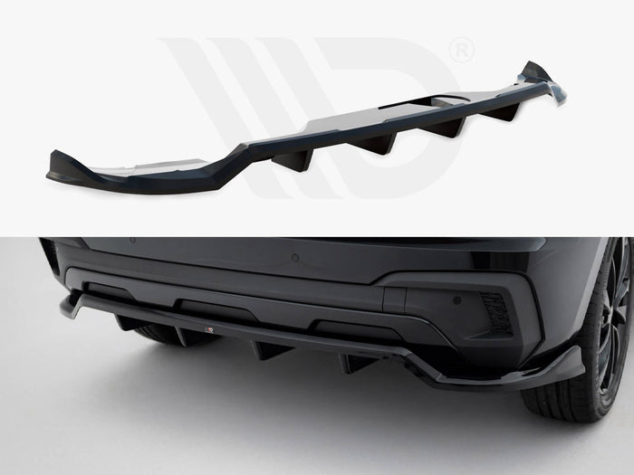 Rear Splitter (Vertical Bars) Skoda Kamiq Monte Carlo Mk1 Facelift - Maxton Design