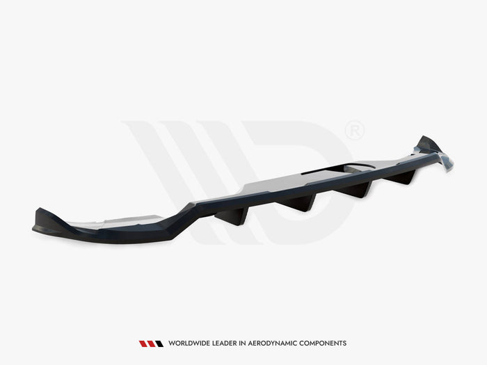 Rear Splitter (Vertical Bars) Skoda Kamiq Monte Carlo Mk1 Facelift - Maxton Design
