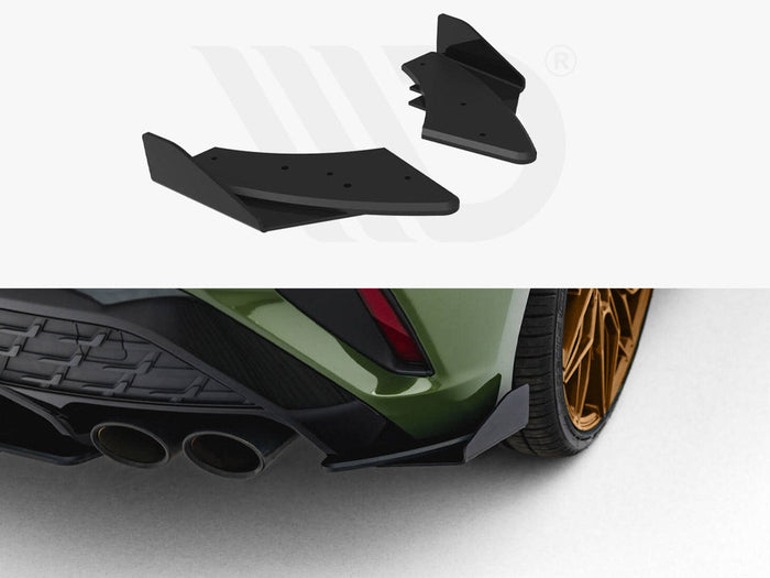 Maxton Design - Street Pro Rear Side Splitters + Flaps Audi S3 Sportback 8Y Facelift