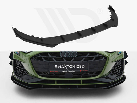 Maxton Design - Street PRO Front Splitter V.1 + Flaps Audi S3 Sportback / A3 S-line Sportback 8Y Facelift