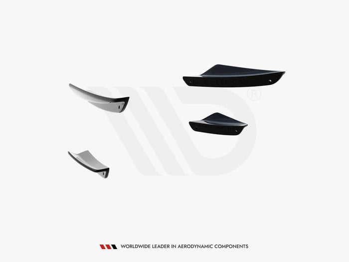 Maxton Design - Front Bumper Wings (Canards) Audi S3 Sportback / A3 S-Line Sportback 8Y Facelift