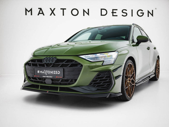 Maxton Design -  Front Splitter V.2 Audi S3 Sportback / A3 S-Line Sportback 8Y Facelift