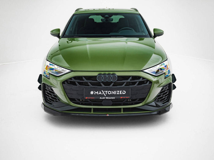 Maxton Design -  Front Splitter V.2 Audi S3 Sportback / A3 S-Line Sportback 8Y Facelift