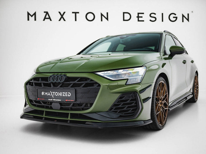 Maxton Design -   Front Splitter V.1 Audi S3 Sportback / A3 S-Line Sportback 8Y Facelift