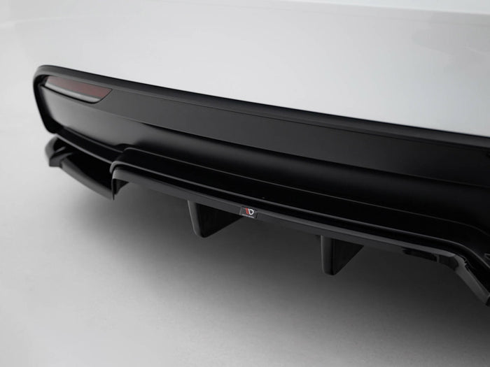 Tesla Model 3 Performance Mk1 Facelift Rear Splitter (Vertical Bars) V.2 - Maxton Design