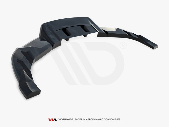 Tesla Model 3 Performance Mk1 Facelift Rear Splitter (Vertical Bars) V.2 - Maxton Design