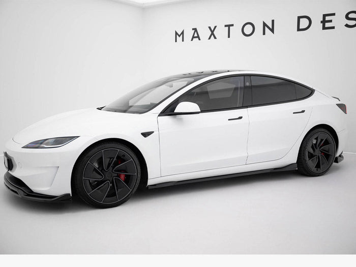 Maxton Design - Side Skirts Diffusers V.1 Tesla Model 3 Performance Mk1 Facelift