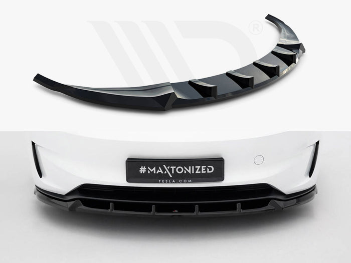 Tesla Model 3 Performance Mk1 Facelift Front Splitter V.2 - Maxton Design