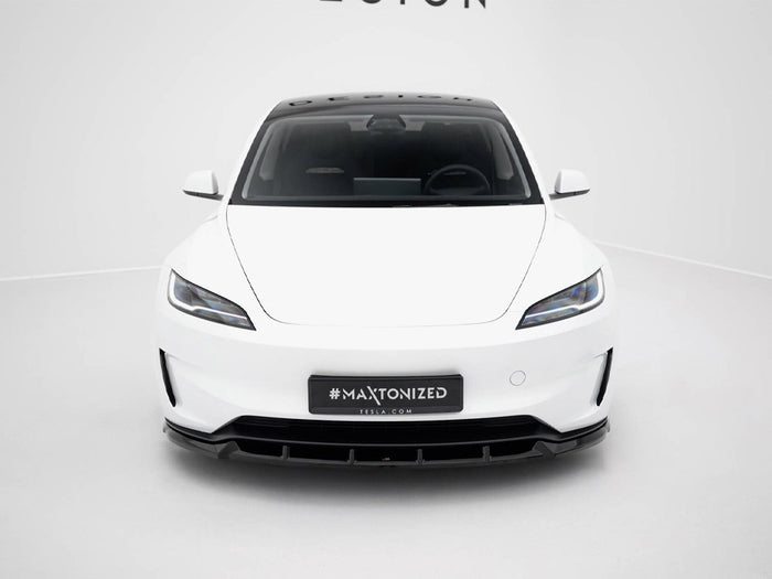 Tesla Model 3 Performance Mk1 Facelift Front Splitter V.2 - Maxton Design