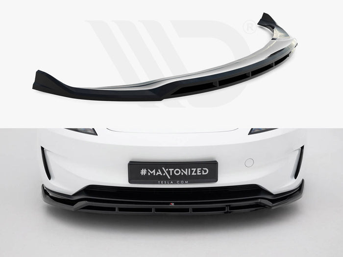 Tesla Model 3 Performance Mk1 Facelift Front Splitter V.1 - Maxton Design