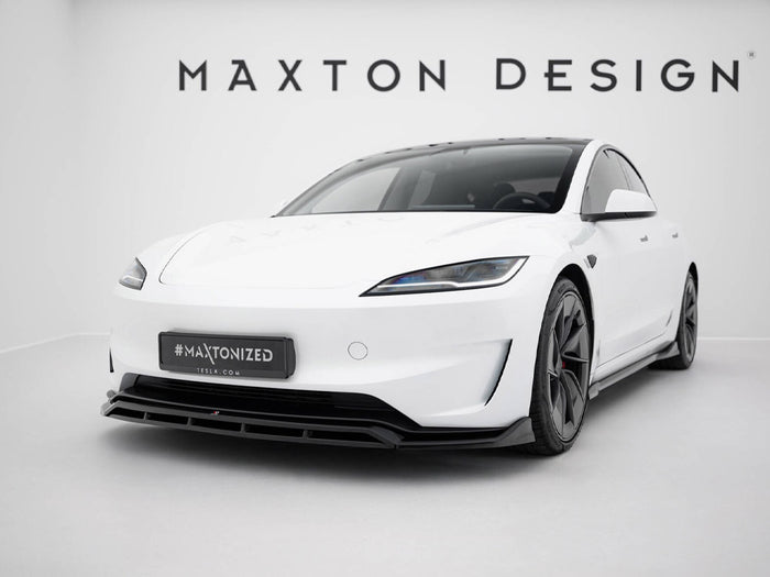 Tesla Model 3 Performance Mk1 Facelift Front Splitter V.1 - Maxton Design