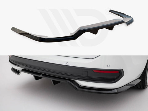 Volkswagen Passat B9 Rear Splitter (Vertical Bars) - Maxton Design