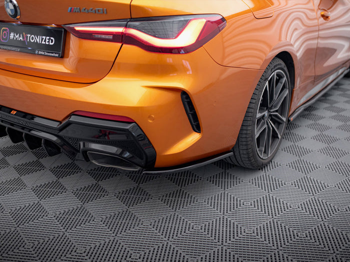 BMW 4 M440i G22 / G23 / G22 Facelift / G23 Facelift Rear Side Splitters V.5 - Maxton Design