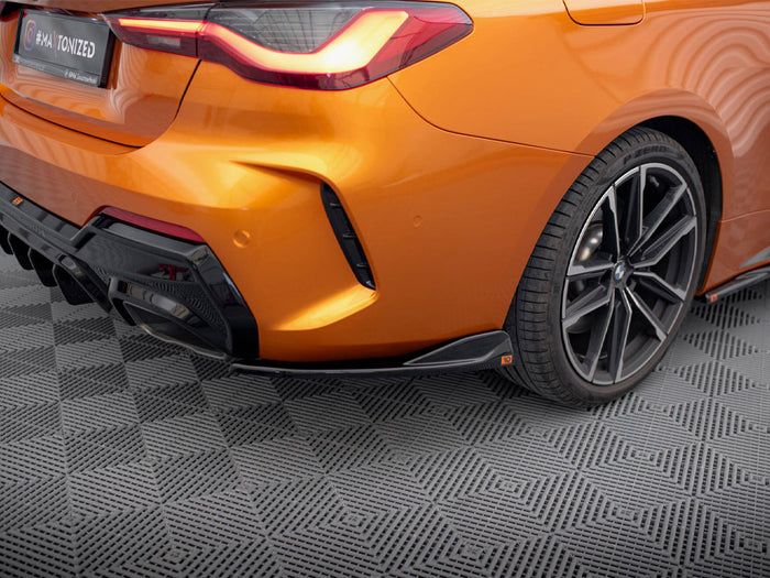 BMW 4 M440i G22 / G23 / G22 Facelift / G23 Facelift Rear Side Splitters V.6 - Maxton Design