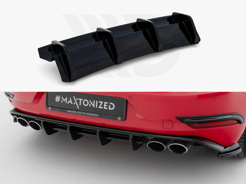Volkswagen Golf R Hatchback Mk7 Facelift Rear Valance - Maxton Design