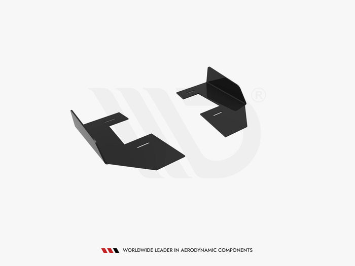 Mitsubishi Lancer EVO X Rear Side Flaps - Maxton Design
