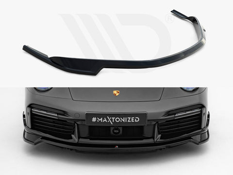 Porsche 911 Turbo S Sport Package 992 Front Splitter - Maxton Design