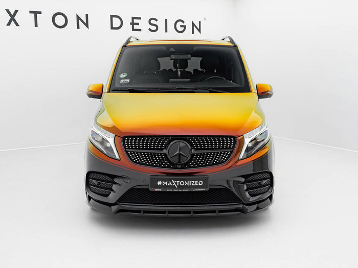 Front Splitter V.6 Mercedes-Benz V-Class AMG-Line W447 Facelift - Maxton Design