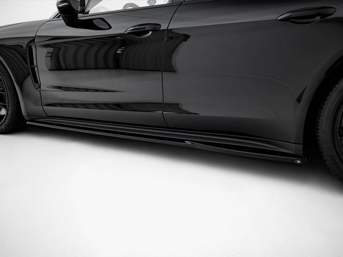 Porsche Panamera Turbo S E-Hybrid / Panamera E-Hybrid 971 Side Skirts Diffusers V.2 - Maxton Design