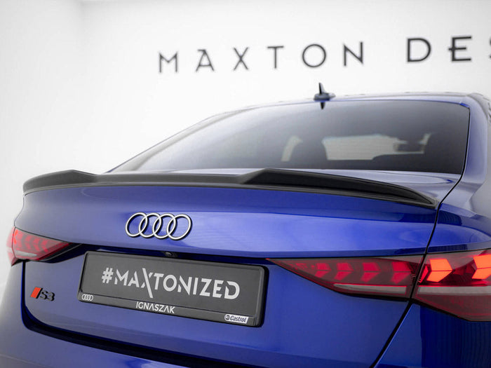 Maxton Design - Spoiler CAP 3D Audi A3 S-Line Sedan / S3 Sedan 8Y Facelift