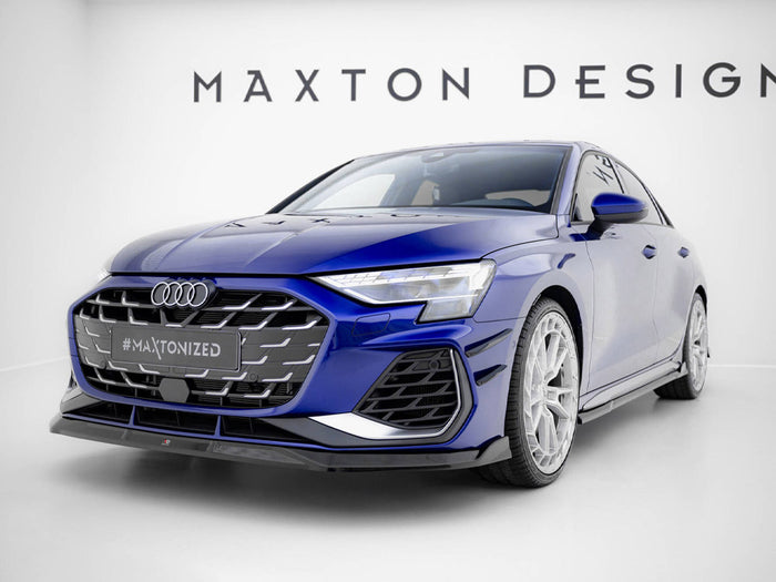 Audi S3 Sportback / A3 S-Line Sportback 8Y Facelift Front Splitter V.3 - Maxton Design