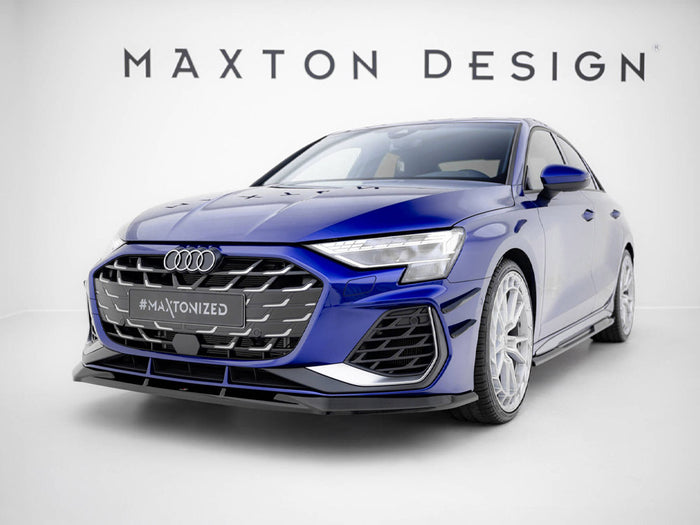 Audi S3 Sportback / A3 S-Line Sportback 8Y Facelift Front Splitter V.1 - Maxton Design