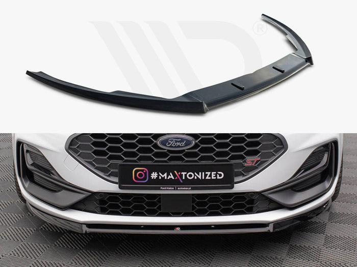 Maxton Design - Front Splitter V.2 Ford Focus ST / ST-Line Mk4 Facelift