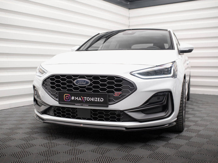 Maxton Design - Front Splitter V.3 Ford Focus ST / ST-Line Mk4 Facelift