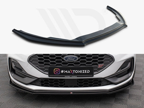 Maxton Design - Front Splitter V.4 Ford Focus ST / ST-Line Mk4 Facelift