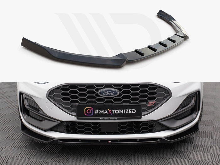 Maxton Design - Front Splitter V.7 Ford Focus ST / ST-Line Mk4 Facelift