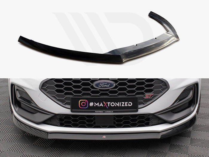 Maxton Design - Front Splitter V.8 Ford Focus ST / ST-Line Mk4 Facelift