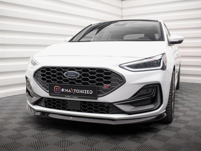 Maxton Design - Front Splitter V.8 Ford Focus ST / ST-Line Mk4 Facelift