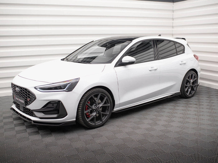 Maxton Design - Side Skirts Diffusers V.4 Ford Focus ST / ST-Line Mk4 Facelift
