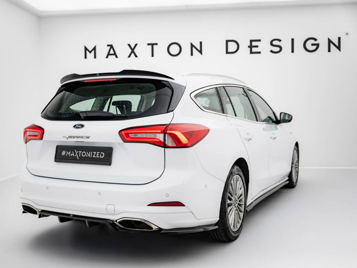 Ford Focus Vignale Estate Mk4 Rear Splitter (Vertical Bars) - Maxton Design