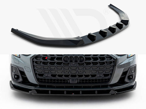 Audi S8 / A8 S-Line D5 Facelift Front Splitter V.2 - Maxton Design