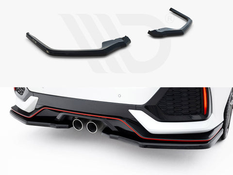 Honda Civic Sport Mk10 Rear Splitter - Maxton Design