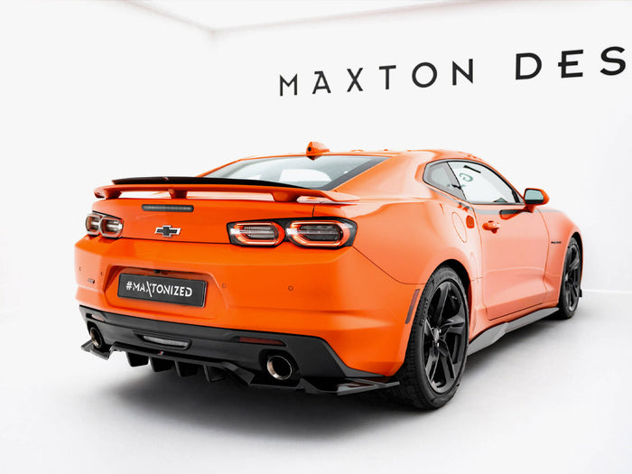 Chevrolet Camaro SS Mk6 Facelift Rear Splitter (Vertical Bars) - Maxton Design