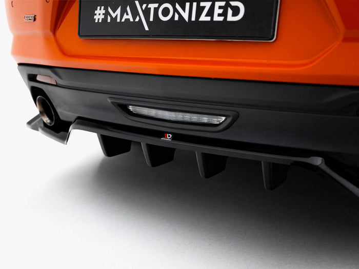 Chevrolet Camaro SS Mk6 Facelift Rear Splitter (Vertical Bars) - Maxton Design