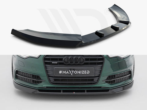 Audi A6 S-Line / S6 C7 Front Splitter V.3 - Maxton Design