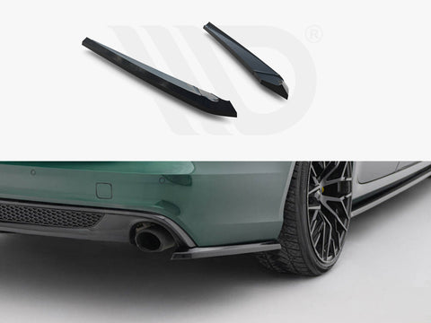 Audi A6 S-Line Avant C7 Rear Side Splitters V.2 - Maxton Design