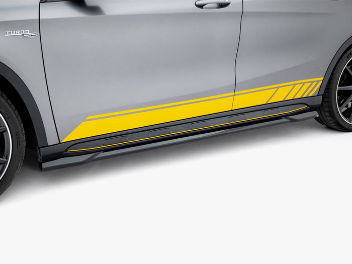 Side Skirts Diffusers V.2 Mercedes-Benz GLA 45 AMG X156 - Maxton Design