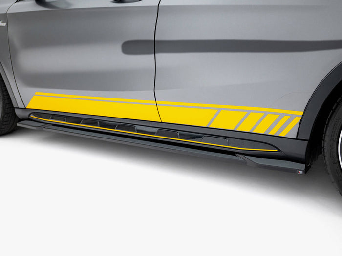 Side Skirts Diffusers V.2 Mercedes-Benz GLA 45 AMG X156 - Maxton Design