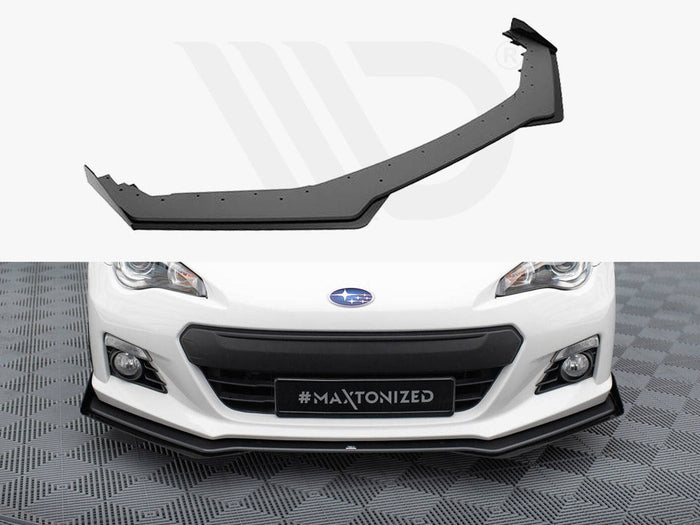 Maxton Design - Street PRO Front Splitter V.1 + Flaps Subaru BRZ Mk1