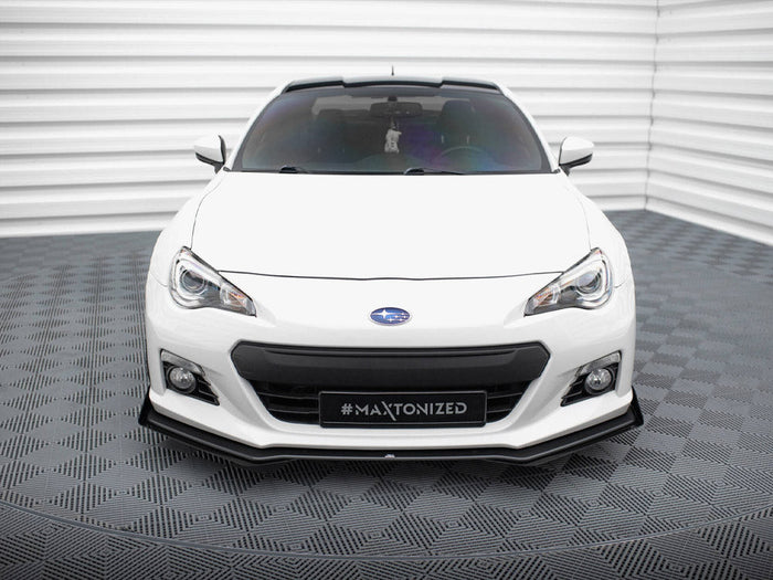 Maxton Design - Street PRO Front Splitter V.1 + Flaps Subaru BRZ Mk1