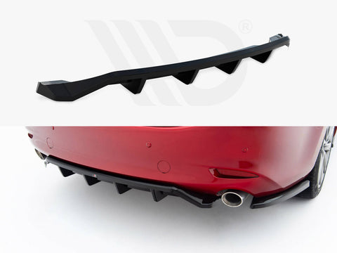 Mazda 6 Mk3 Facelift Rear Splitter (Vertical Bars) - Maxton Design